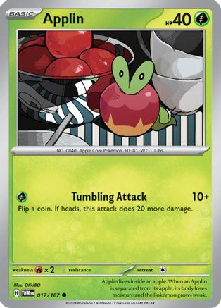 [PKM] Applin (017/167) [Scarlet & Violet: Twilight Masquerade]