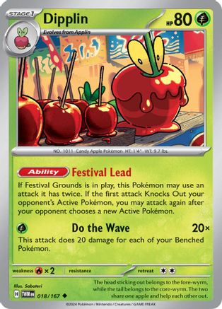 [PKM] Dipplin (018/167) [Scarlet & Violet: Twilight Masquerade]