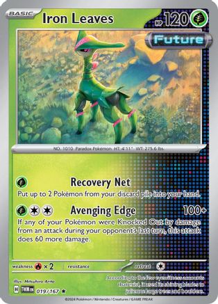 [PKM-R] Iron Leaves (019/167) [Scarlet & Violet: Twilight Masquerade]