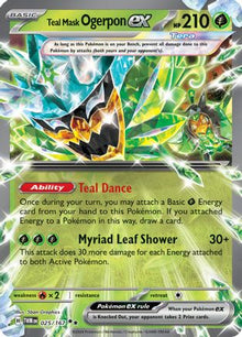 [PKM] Teal Mask Ogerpon ex (025/167) [Scarlet & Violet: Twilight Masquerade]