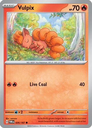 [PKM-C] Vulpix (026/167) [Scarlet & Violet: Twilight Masquerade]