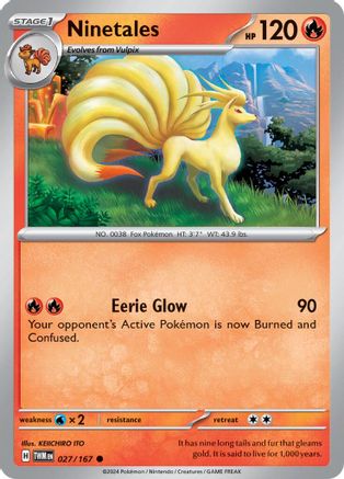 [PKM] Ninetales (027/167) [Scarlet & Violet: Twilight Masquerade]