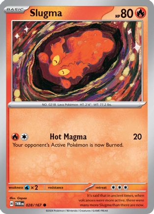 [PKM] Slugma (028/167) [Scarlet & Violet: Twilight Masquerade]