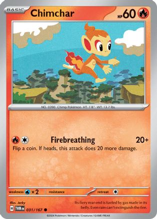 [PKM] Chimchar (031/167) [Scarlet & Violet: Twilight Masquerade]