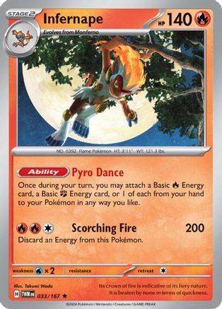 [PKM] Infernape (033/167) [Scarlet & Violet: Twilight Masquerade]