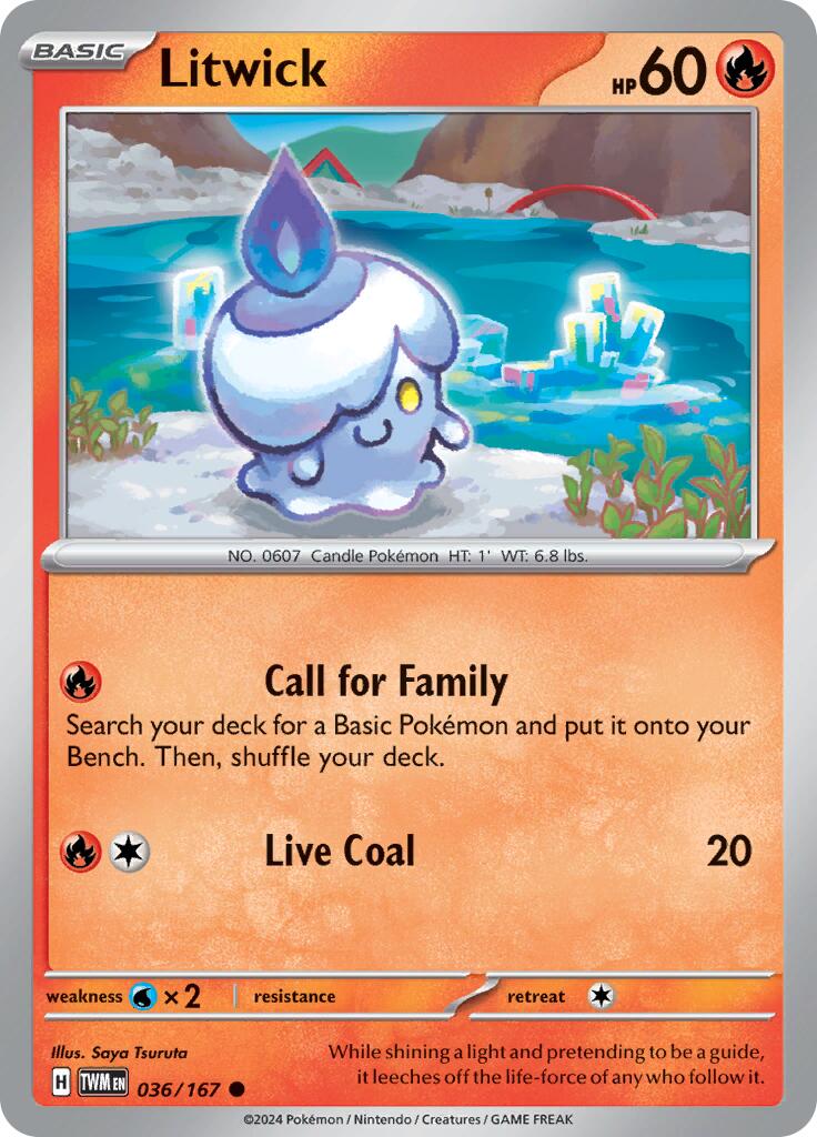 [PKM-C] Litwick (036/167) [Scarlet & Violet: Twilight Masquerade]