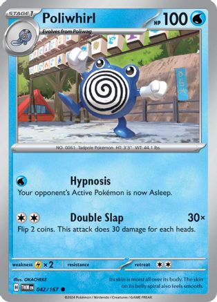 [PKM] Poliwhirl (042/167) [Scarlet & Violet: Twilight Masquerade]