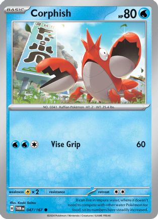 [PKM] Corphish (047/167) [Scarlet & Violet: Twilight Masquerade]