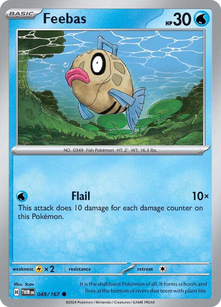 [PKM-C] Feebas (049/167) [Scarlet & Violet: Twilight Masquerade]