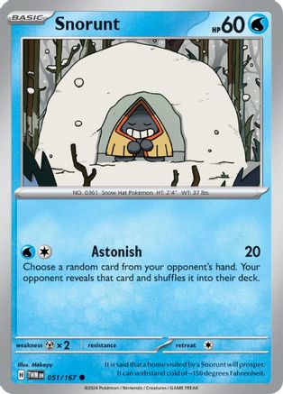 [PKM] Snorunt (051/167) [Scarlet & Violet: Twilight Masquerade]