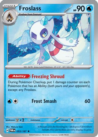 [PKM] Froslass (053/167) [Scarlet & Violet: Twilight Masquerade]