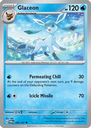 [PKM] Glaceon (054/167) [Scarlet & Violet: Twilight Masquerade]