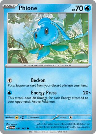 [PKM] Phione (055/167) [Scarlet & Violet: Twilight Masquerade]