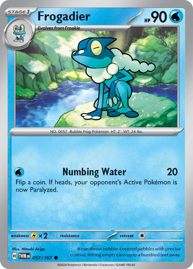[PKM-C] Frogadier (057/167) [Scarlet & Violet: Twilight Masquerade]