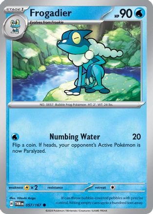 [PKM] Frogadier (057/167) [Scarlet & Violet: Twilight Masquerade]
