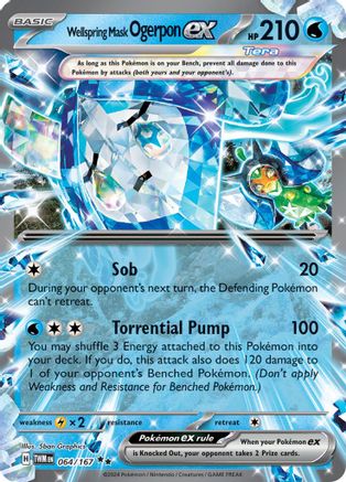 [PKM] Wellspring Mask Ogerpon ex (064/167) [Scarlet & Violet: Twilight Masquerade]