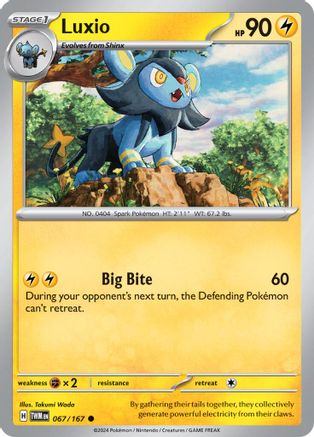 [PKM] Luxio (067/167) [Scarlet & Violet: Twilight Masquerade]