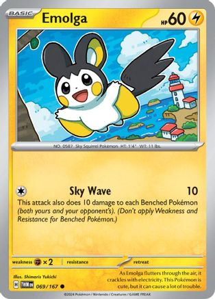[PKM] Emolga (069/167) [Scarlet & Violet: Twilight Masquerade]