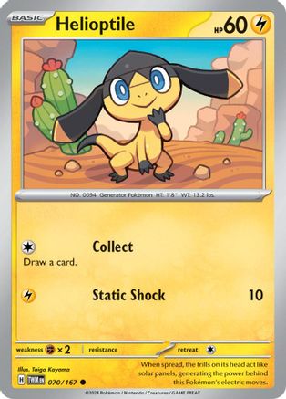 [PKM] Helioptile (070/167) [Scarlet & Violet: Twilight Masquerade]