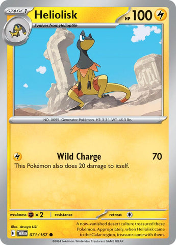 [PKM-C] Heliolisk (071/167) [Scarlet & Violet: Twilight Masquerade]