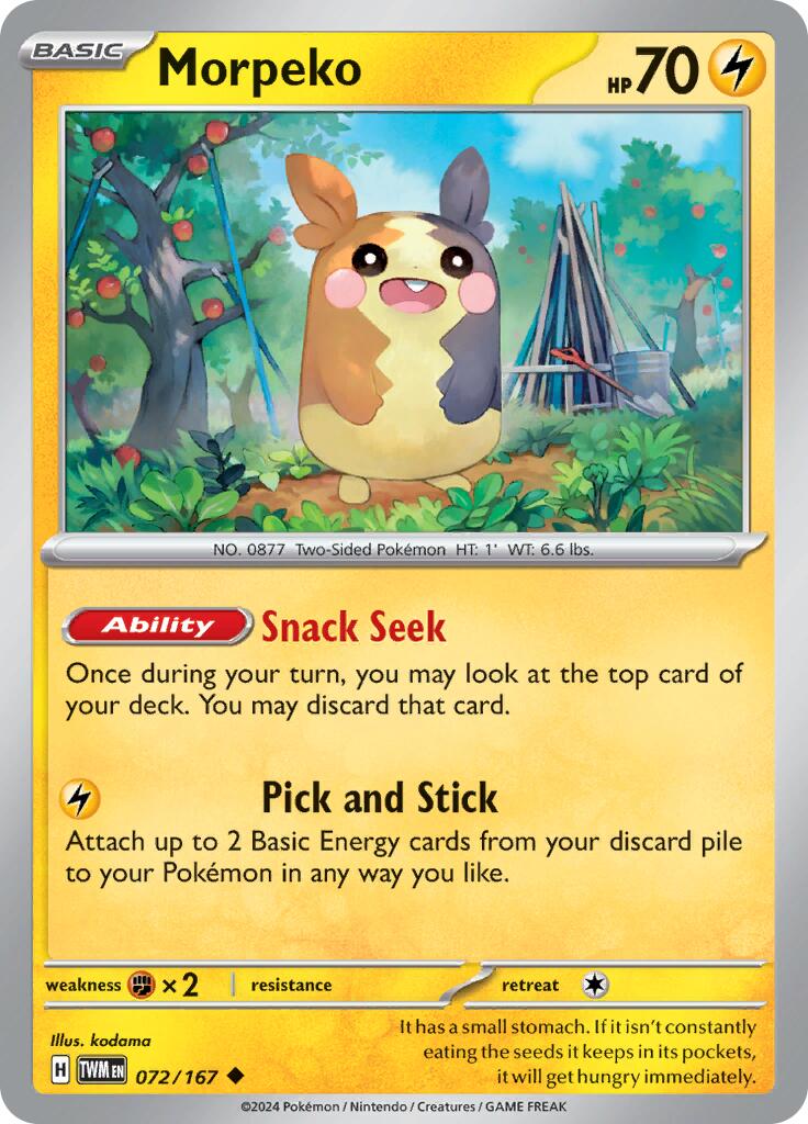 [PKM-C] Morpeko (072/167) [Scarlet & Violet: Twilight Masquerade]