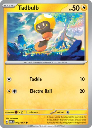 [PKM] Tadbulb (073/167) [Scarlet & Violet: Twilight Masquerade]