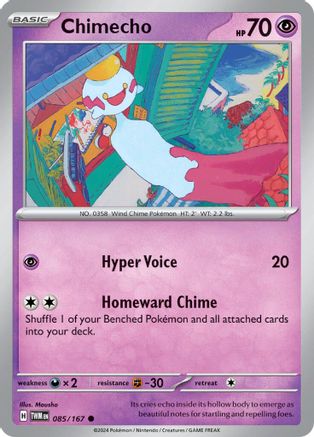 [PKM-C] Chimecho (085/167) [Scarlet & Violet: Twilight Masquerade]
