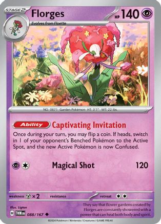 [PKM] Florges (088/167) [Scarlet & Violet: Twilight Masquerade]