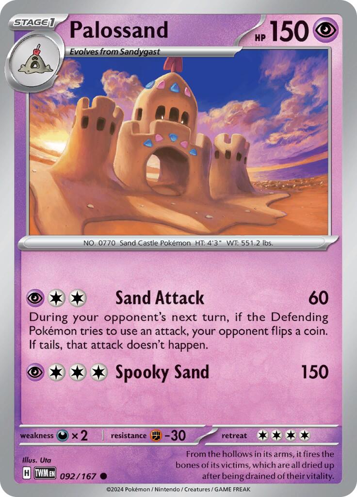 [PKM-C] Palossand (092/167) [Scarlet & Violet: Twilight Masquerade]