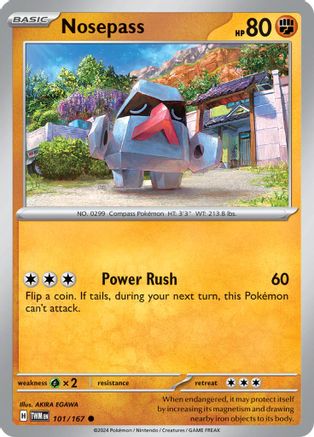 [PKM] Nosepass (101/167) [Scarlet & Violet: Twilight Masquerade]