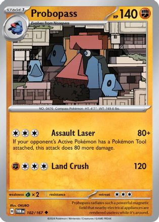 [PKM-C] Probopass (102/167) [Scarlet & Violet: Twilight Masquerade]
