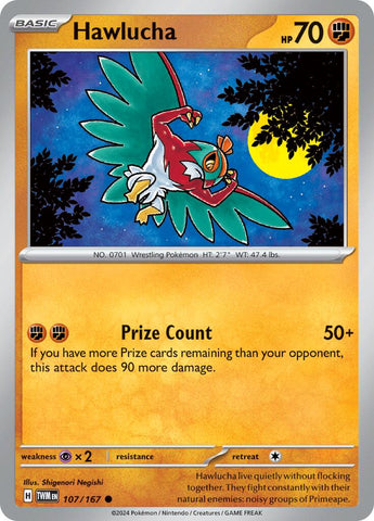 [PKM-C] Hawlucha (107/167) [Scarlet & Violet: Twilight Masquerade]