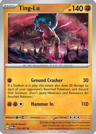 [PKM] Ting-Lu (110/167) [Scarlet & Violet: Twilight Masquerade]