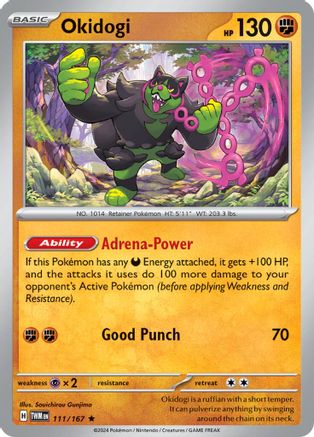 [PKM-R] Okidogi (111/167) [Scarlet & Violet: Twilight Masquerade]