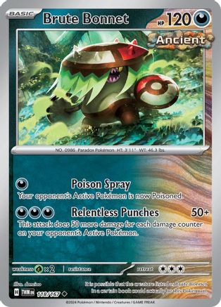 [PKM] Brute Bonnet (118/167) [Scarlet & Violet: Twilight Masquerade]
