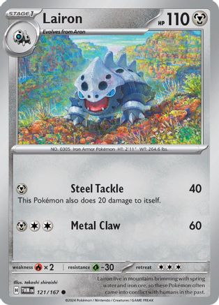 [PKM] Lairon (121/167) [Scarlet & Violet: Twilight Masquerade]