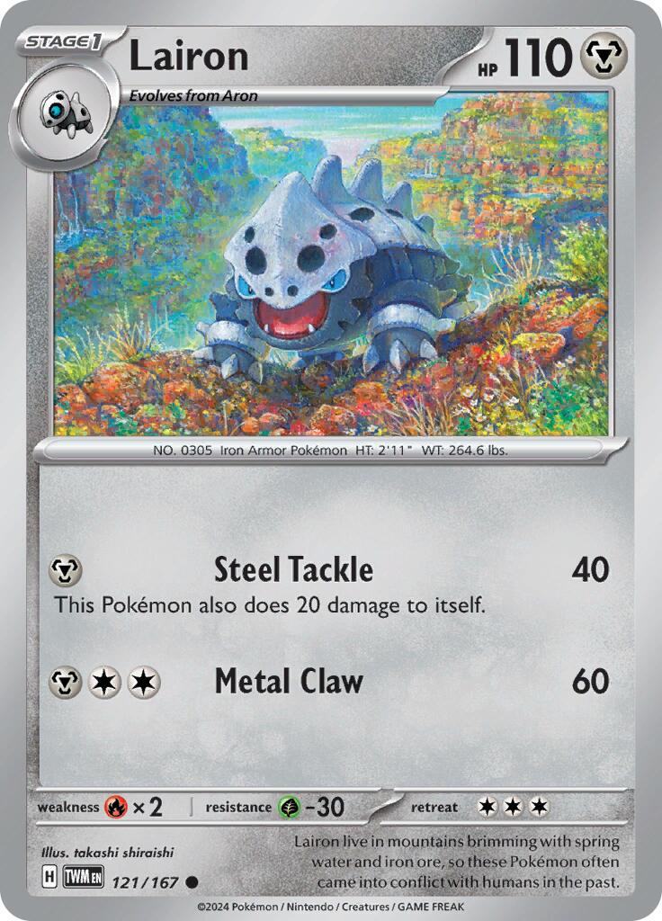 [PKM-C] Lairon (121/167) [Scarlet & Violet: Twilight Masquerade]