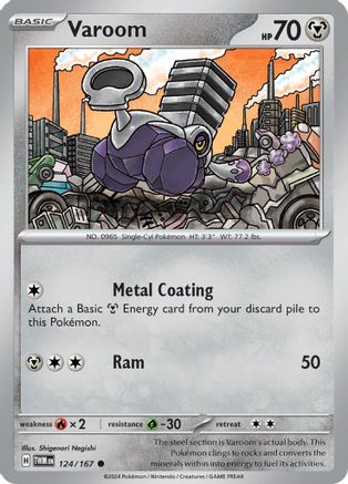 [PKM-C] Varoom (124/167) [Scarlet & Violet: Twilight Masquerade]