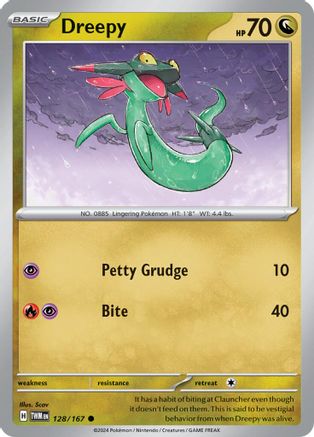 [PKM] Dreepy (128/167) [Scarlet & Violet: Twilight Masquerade]