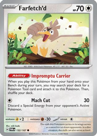 [PKM] Farfetch'd (132/167) [Scarlet & Violet: Twilight Masquerade]
