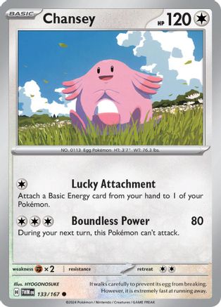 [PKM] Chansey (133/167) [Scarlet & Violet: Twilight Masquerade]