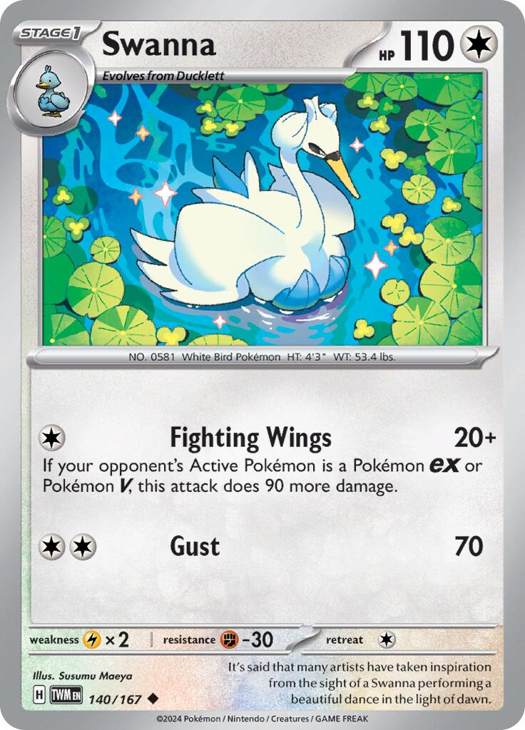 [PKM-C] Swanna (140/167) [Scarlet & Violet: Twilight Masquerade]