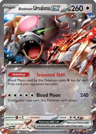 [PKM] Bloodmoon Ursaluna ex (141/167) [Scarlet & Violet: Twilight Masquerade]