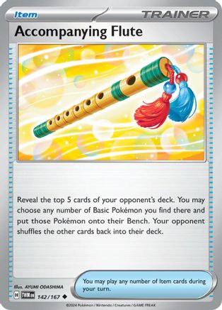 [PKM] Accompanying Flute (142/167) [Scarlet & Violet: Twilight Masquerade]