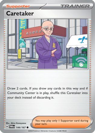 [PKM] Caretaker (144/167) [Scarlet & Violet: Twilight Masquerade]