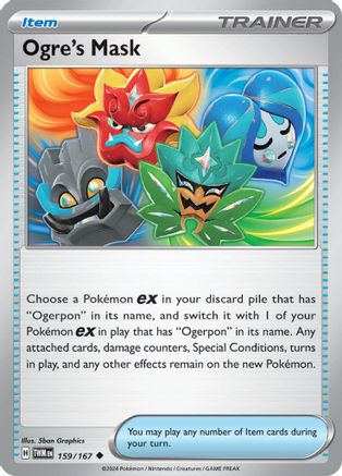 [PKM] Ogre's Mask (159/167) [Scarlet & Violet: Twilight Masquerade]