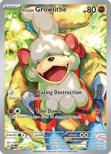 [PKM] Hisuian Growlithe (181/167) [Scarlet & Violet: Twilight Masquerade]
