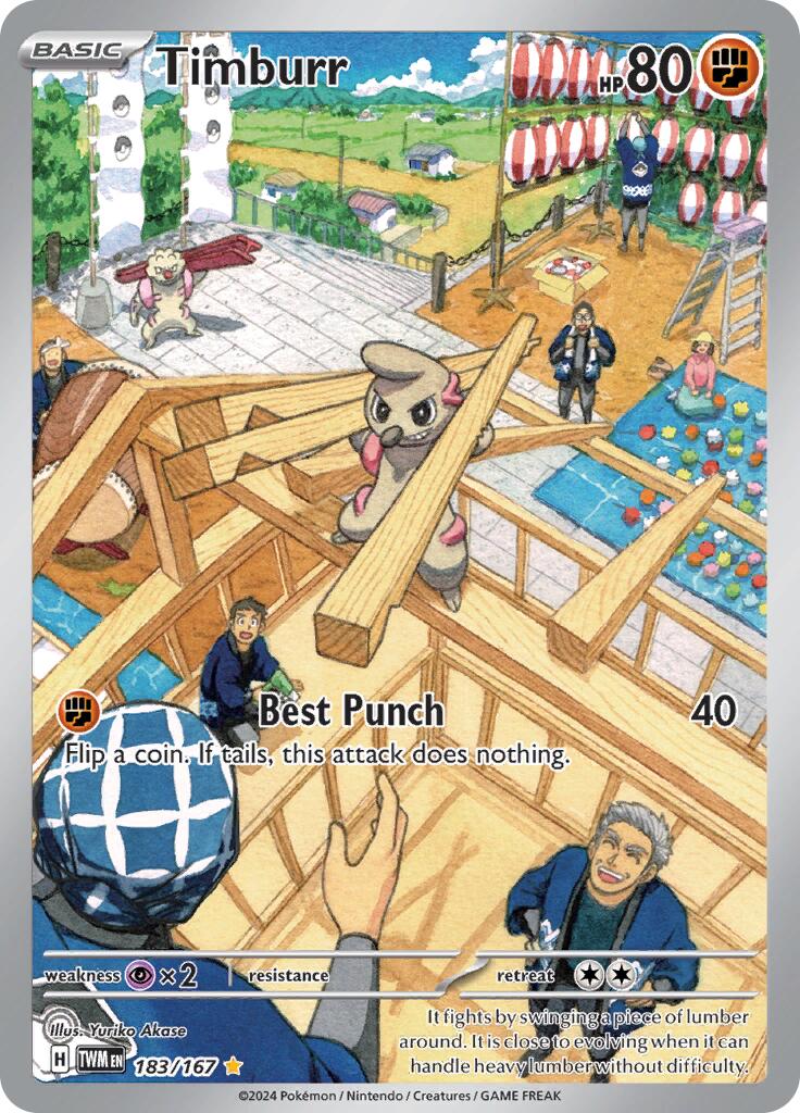 [PKM-R] Timburr (183/167) [Scarlet & Violet: Twilight Masquerade]