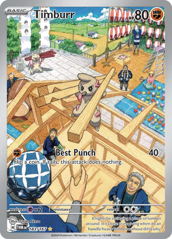 [PKM-R] Timburr (183/167) [Scarlet & Violet: Twilight Masquerade]
