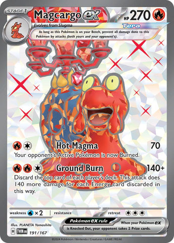 [PKM-R] Magcargo ex (191/167) [Scarlet & Violet: Twilight Masquerade]